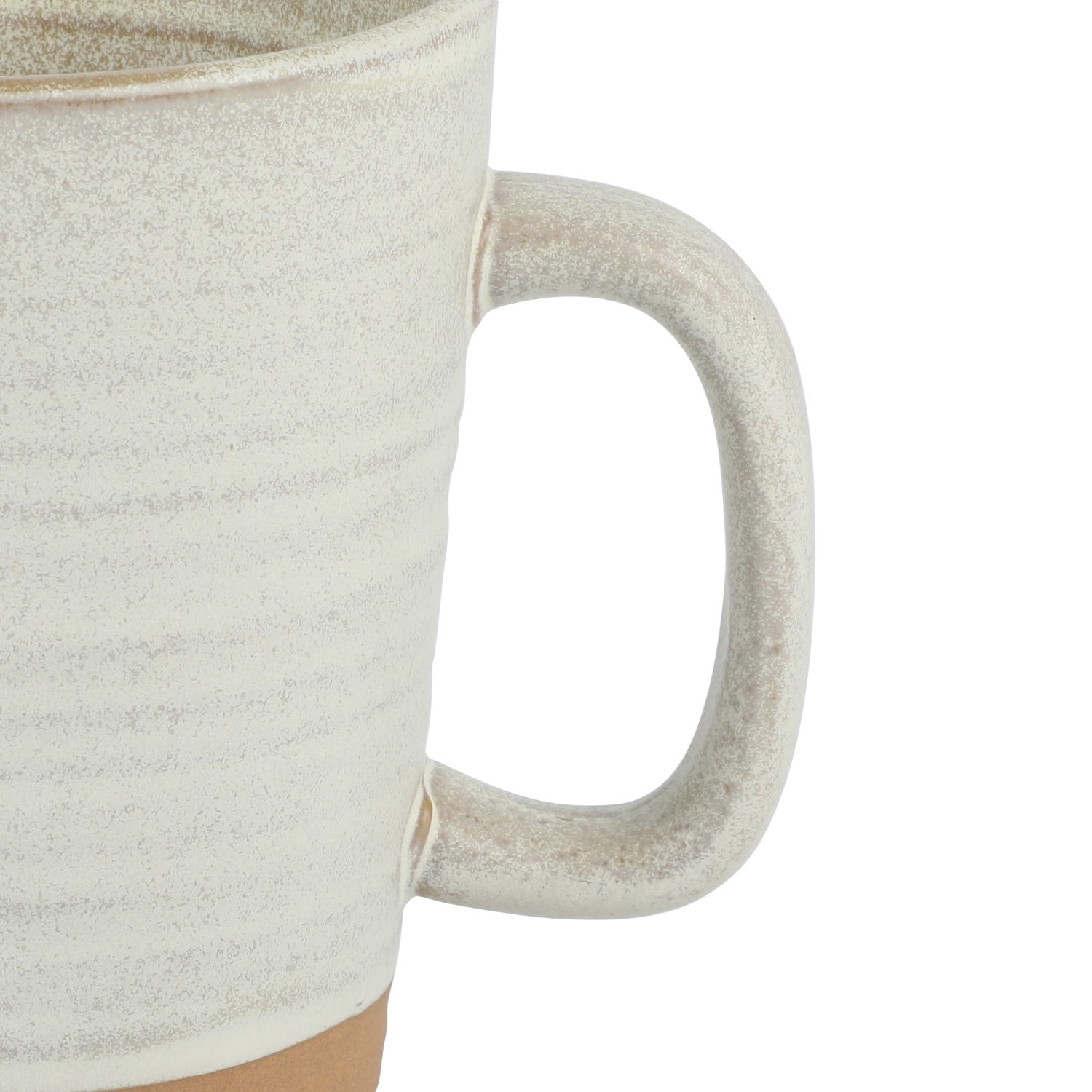 Gibson Elite 4 Pack Dreamweaver Terracotta Reactive 17 oz Mug Set - Sand Cream
