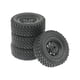 thumbnail image 1 of 4 Uds neumáticos de goma para coche RC duraderos, bricolaje, resistentes al desgaste, piezas de repuesto para vehículos de juguete MN82 78 1/12 RC, 1 of 9