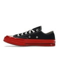 thumbnail image 2 of Converse Unisex Chuck Taylor All Star 70 Ox Comme des Garcons PLAY Black Red Midsole Shoes, from StockX, 2 of 5
