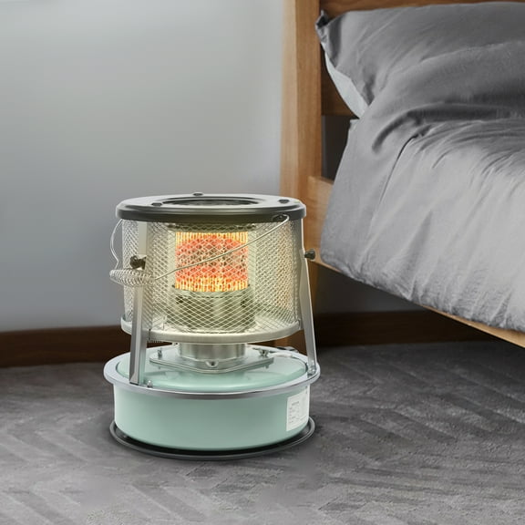 2600W Portable Kerosene Heater with Stable Base – 4.6L Capacity, 9000BTU Heat Output, Green – for Camping & Garages