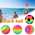 thumbnail image 3 of Beach Volley Ball Outdoor/Indoor Kids Beach Ball Iatable Ball Rainbow, 3 of 8