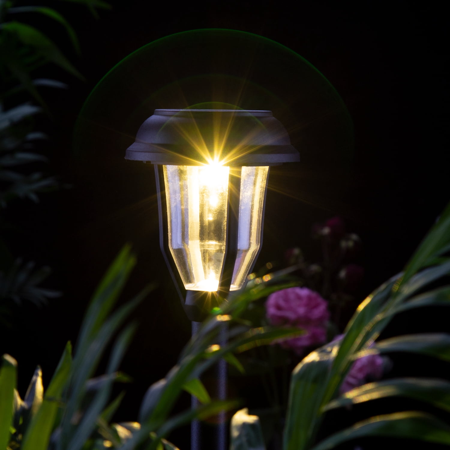 FKHouse Solar Path Lights Outdoor, LED Garden Lights Solar Pathway Lights Outdoor (8 Pack, Warm White)