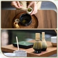 thumbnail image 6 of Uxcell 1Pcs Matcha Tea Whisk Holder 65mm Ceramic Matcha Chasen Stand Traditional Bamboo Whisk Stand Accessories for Home Kitchen Tea Tasting Ceremony Gift, Red-White, 6 of 6
