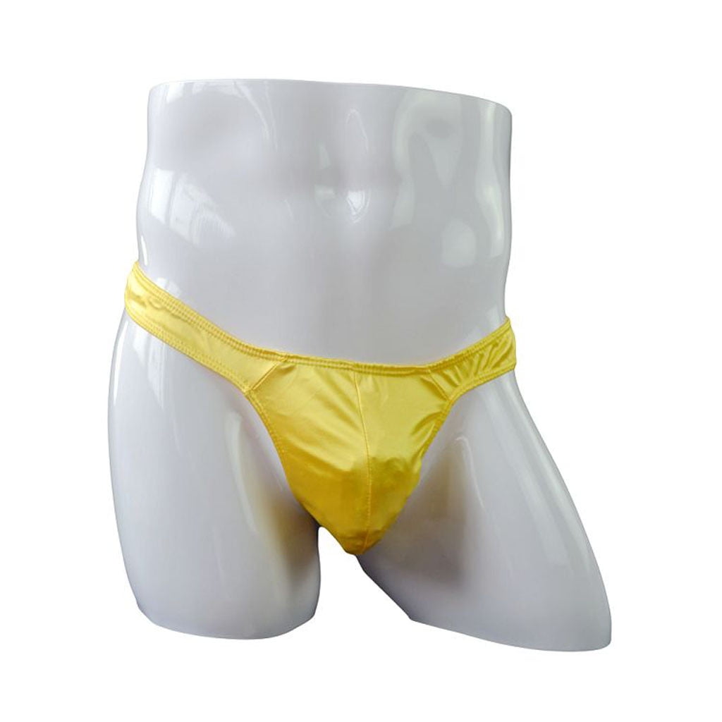 Zuwimk Men Underwear,Men's Nylon Thongs Underwear Low Rise Pouch Briefs ...