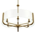 thumbnail image 2 of 6 Light Chandelier In Transitional Style 28 Inches Wide By 22.5 Inches High-Chrome Finish Eurofase Lighting 38155-024, 2 of 2