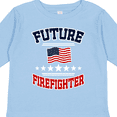 thumbnail image 4 of Inktastic Future Firefighter Boys or Girls Long Sleeve Toddler T-Shirt, 4 of 5
