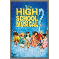 High School Musical 2 - One Sheet Wall Poster, 14.725" x 22.375" Framed