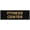 Black Gold, variant on Signs ByLITA Basic Fitness Center Sign - Laser-Engraved Lettering | Durable ABS Plastic | Vibrant Colors | Powerful Foam Tape (Black) - Large