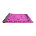 thumbnail image 2 of Ahgly Company Indoor Round Oriental Pink Industrial Area Rugs, 5' Round, 2 of 4