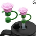 thumbnail image 6 of Silicone Rose Straw Cover * for Cup, Flower Straw Toppers, 10mm Silicone Straw Cover Straw Topper, Multiple color options, Valentine's Day Straw Covers *, Valentine's Gifts, 6 of 8