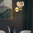 thumbnail image 3 of Lámpara de pared nórdica, apliques, iluminación de lámpara de noche E27, LED de ahorro de energía arriba / abajo para la decoración para hogar de la de oro Salvador lámpara de pared, 3 of 8