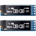 thumbnail image 1 of 2 Pieces I2C Display Module 0.91 Inch I2C OLED Display Module I2C OLED Screen Driver DC 3.3V 5V (White Light), 1 of 6