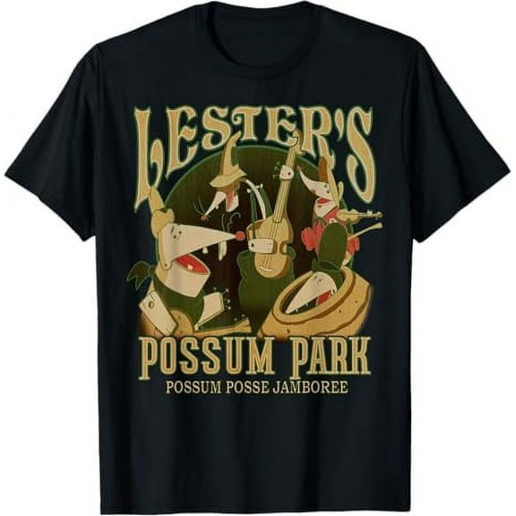Disney A Goofy Movie Lester's Possum Park Vintage Poster T-Shirt