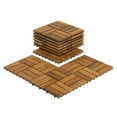 thumbnail image 3 of EZ-Floor End Trim Piece Interlocking Flooring in Solid Teak Wood (Set of 2), 3 of 5