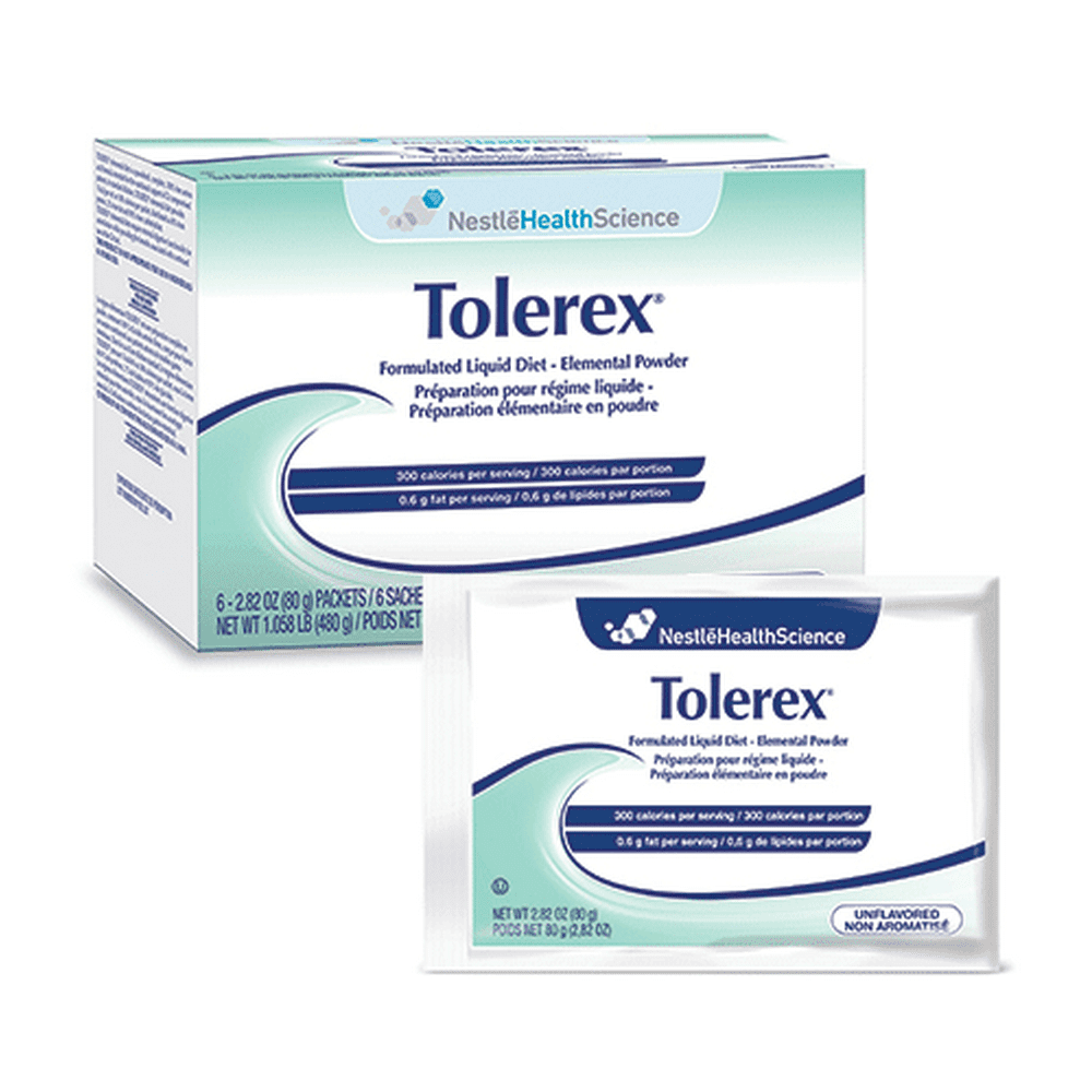 Tolerex Elemental Powder 04580500 2.82 oz Box of 6, Unflavored