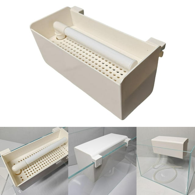 Caja de filtro colgante del acuario Aumento del flujo de agua Externa práctica práctica silenciosa tortuga Tanque de agua Purificador de Caja de