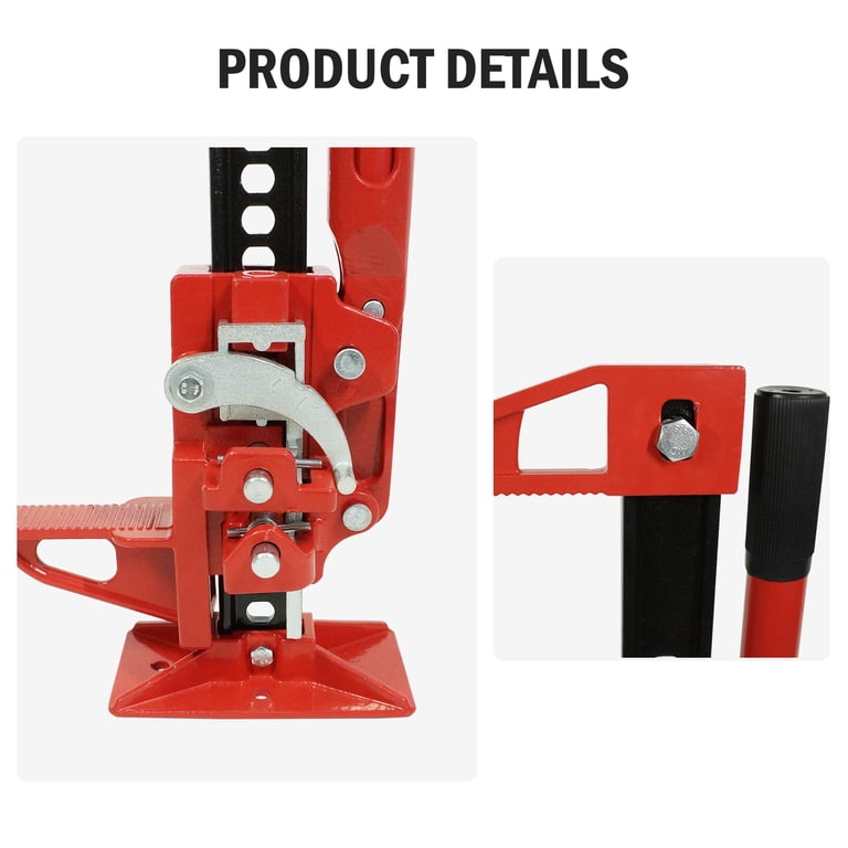 VEVOR 3.18 Ton Farm Jack – Heavy-Duty Lift Jack For Trucks, Tractors, SUVs & Off-Road Use