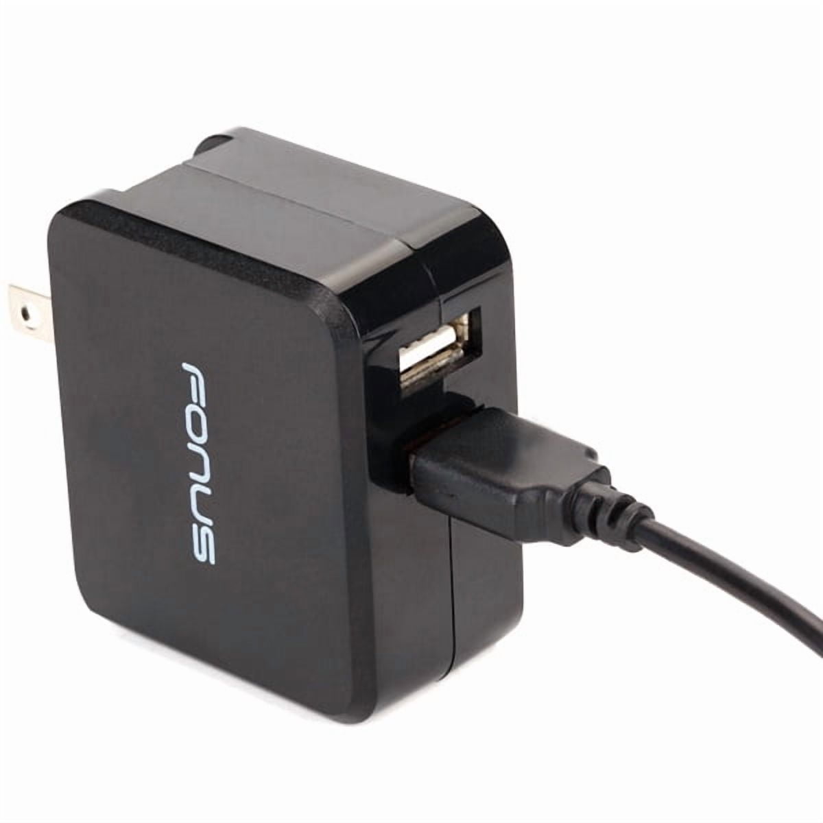Home Charger 17W for Samsung Galaxy A06/A16 5G/A26 5G/A36 5G/A56 5G - 2-Port USB 3.4A Type-C Cable 6ft Power Adapter