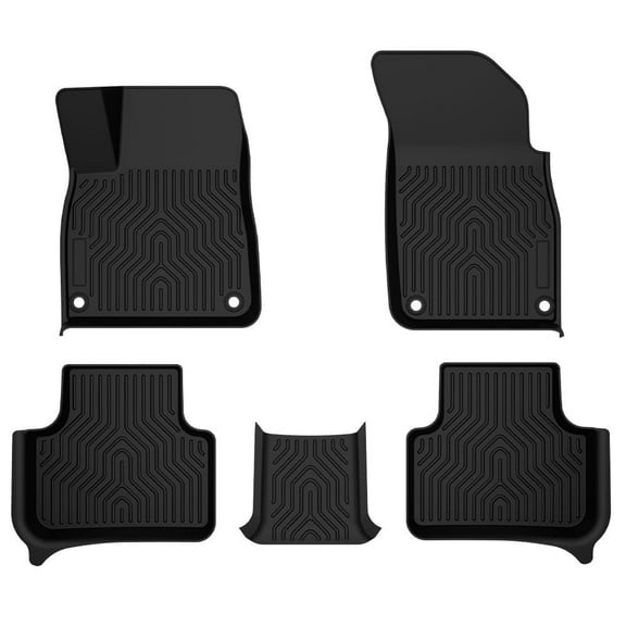 All Weather Rubber Liners TPE Car Floor Mats Fit for 2017-2025 Audi Q7 SQ7 Q8 SQ8