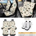 thumbnail image 7 of Qpednta Cowboy Bow Automotive Seat Cover Set 15Pcs Protection, Steering Wheel Cover, Seat Belt Cover, Trash Bin, Cup Coasters, Air Vent Pouch, Rearview Mirror Cover, Universal Accessories, 7 of 7