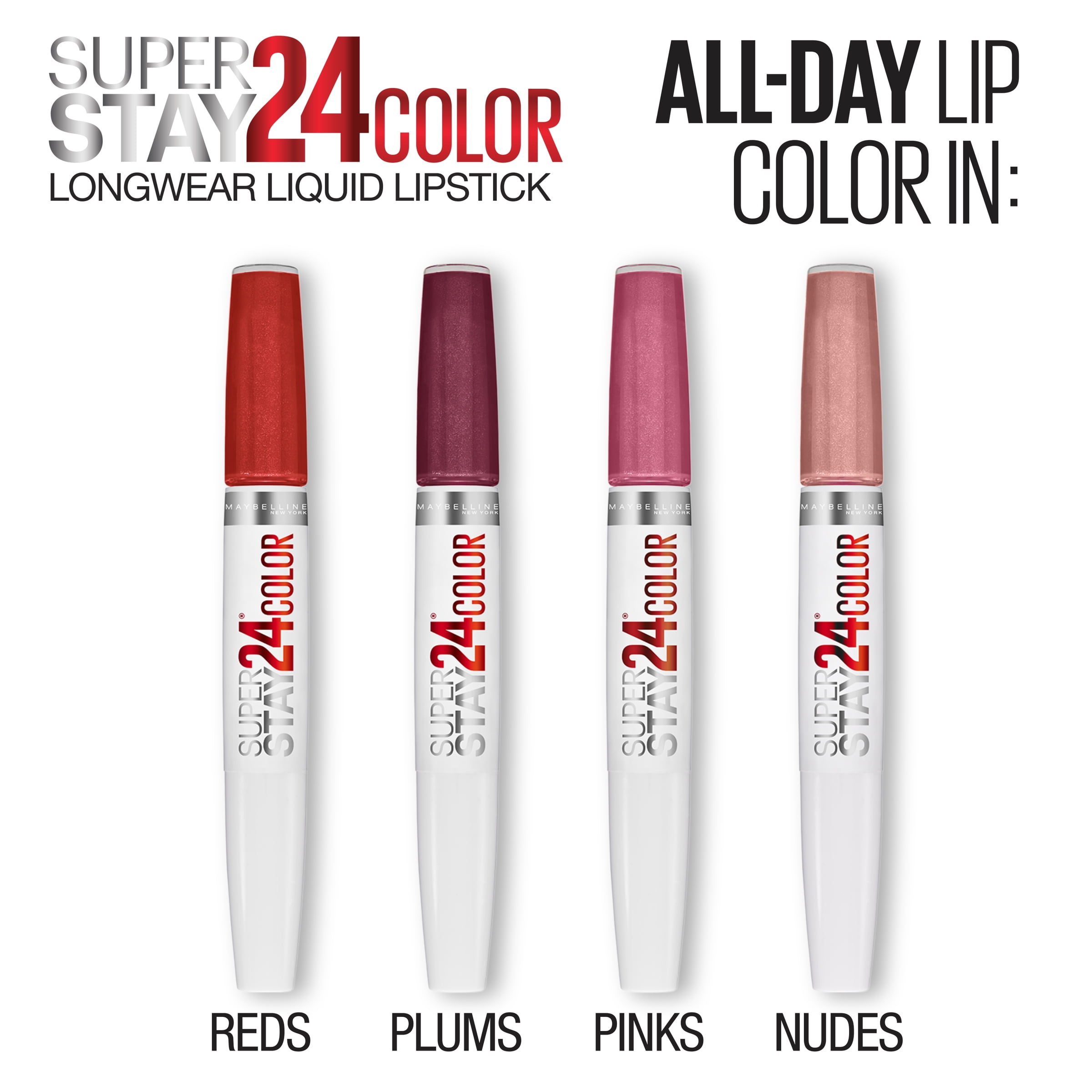 Maybelline New York SuperStay 24 Liquid Lipstick Kit, Non-Stop Orange