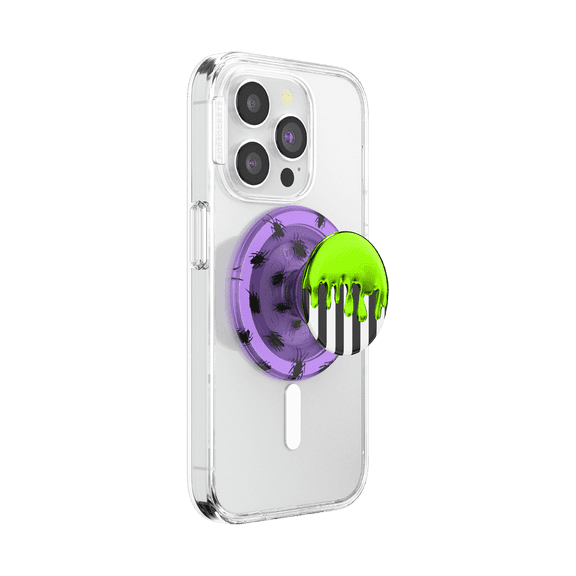 PopSockets Phone Grip for MagSafe, Magnetic Holder, Phone Stand, Halloween - Beetlejuice Drip
