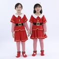 thumbnail image 2 of Baby Santa Claus Outfit Christmas Santa Outfits with Hat Christmas Girls Matching Set Outfit 7-8 Years, 2 of 9