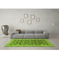 thumbnail image 3 of Ahgly Company Indoor Rectangle Checkered Green Modern Area Rugs, 5' x 7', 3 of 4