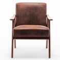 thumbnail image 3 of Wood Frame Microfiber Chair / Fit Seamlessly into Any Room, 3 of 6