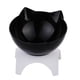 thumbnail image 2 of Comedero elevado para perros y gatitos con soporte elevado para cachorros pequeños Negro, 2 of 6