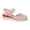 Beige, variant on Women's Espadrille Wedge Sandals Platform Closed Toe Sandals Comfortable Slingback Casual Walking Summer Shoes