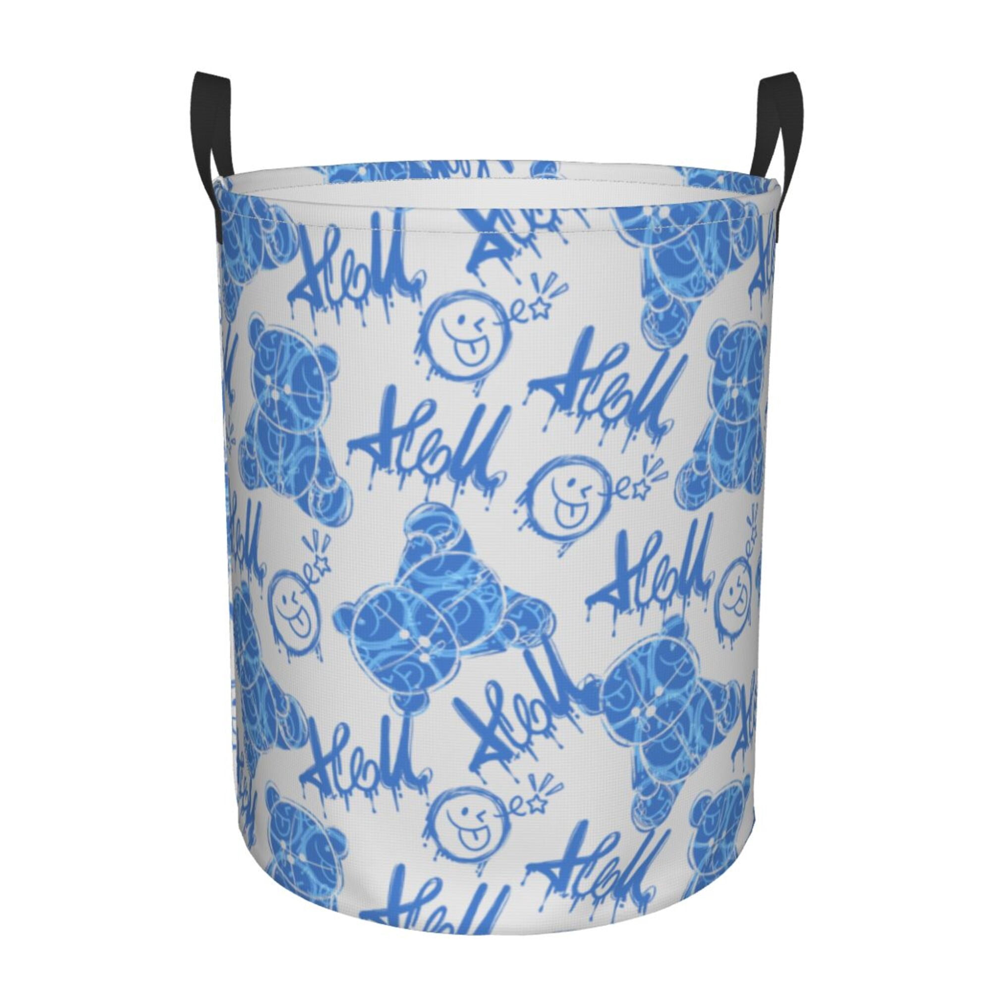 Airbrush Graffiti Print Laundry Basket