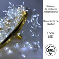 thumbnail image 3 of Cascadas de luces LED Dosyu Blanco Frío 9mts 500 luces navideñas DY-ICE500L-CSC, 3 of 9