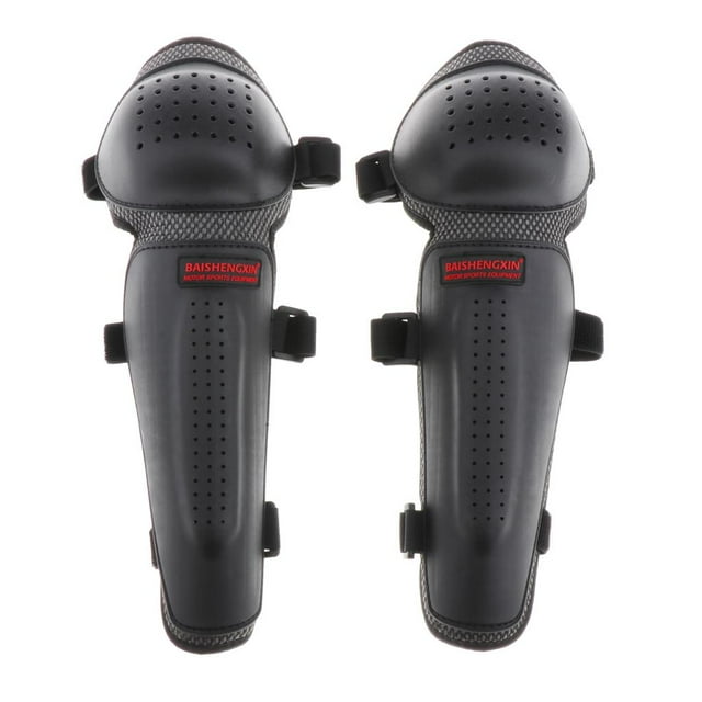Rodilleras Deportivas para Carreras de Motos, Rodilleras para Adultos, Protectores de Piernas, para , Negro Zulema Almohadilla protectora para adultos