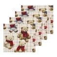 thumbnail image 2 of BZSMCE Towel Cotton Face Towel Soft Hand Towels Fashion Bear Charmin Pattern, 2 of 9