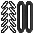 thumbnail image 3 of 20PCS Coin Slot Plastic Oval Buckle Coin Bank Slot Replacement Slotted Bracket DIY Coin Insertion for Vending Equipment and Crafts, 3 of 5