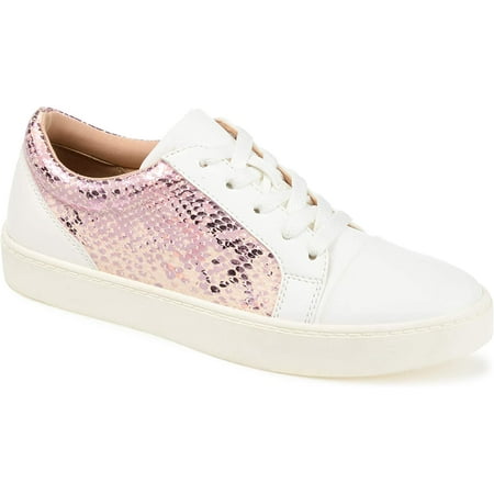 Journee Collection Womens Casual and Fashion Sneakers 6.5 Pink