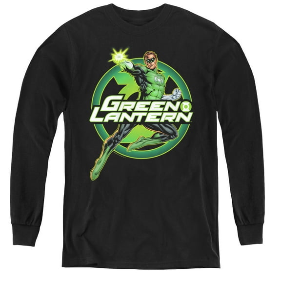Jla - Lantern Glow - Youth Long Sleeve Shirt - Medium