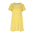 thumbnail image 4 of CHUANK Robes pour les Femmes de Dégagement T-Shirt d'Été Décontracté pour Femmes Robe de Tunique à Manches Courtes avec Poches pour Femmes, 4 of 5