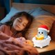 thumbnail image 4 of Luz nocturna fantasma de bañera con sombrero de Navidad | Decoración navideña festiva | Lámpara de lectura caprichosa | LED ambiental suave | Centro de mesa navideño de Halloween | Regalo único del, 4 of 5