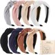 thumbnail image 1 of wonima11 8Pcs Headbands for Women, Fashion Knotted Headband Coffee Series Wide Hairband Hair Accessories Valentine Party Hair Accessories for Women Girls, 1 of 1