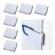 thumbnail image 2 of Clips autoadhesivos para cortina de ducha, protección contra salpicaduras con acabado mate a prueba de viento, uso multifuncional para cortinas de ducha, fácil instalación que mantiene el baño seco, 2 of 5