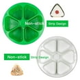 thumbnail image 6 of Ajhhao Onigiri Mold Set Onigiri Press Rice Mold Once Quickly Make 6pcs Triangle Onigiri, Multifunctional Onigiri Mold for Making and Storing Sushi Rice Ball Mold Green, 6 of 8