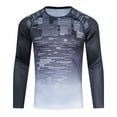 thumbnail image 5 of Mens Long Sleeve Sun Protection Shirts Long Sleeve UPF 50+ Outdoor Fishing Shirt Black S, 5 of 8