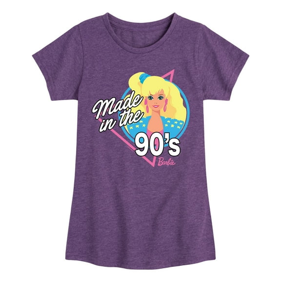Barbie - Made in the 90's - Classic Barbie - Toddler And Youth Girls Raglan Graphic T-Shirt
