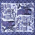 thumbnail image 1 of Ahgly Company Indoor Square Animal Blue Traditional Area Rugs, 6' Square, 1 of 4