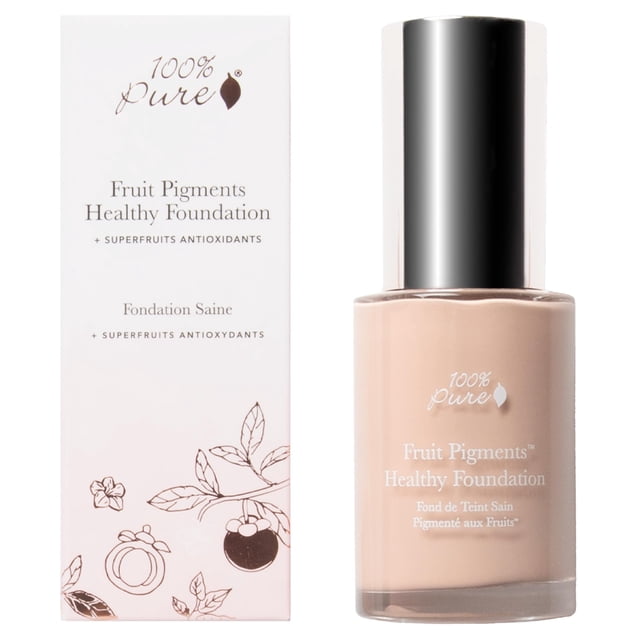 Base de maquillaje 100% pura, saludable y de cobertura total, 30 ml, vegana
