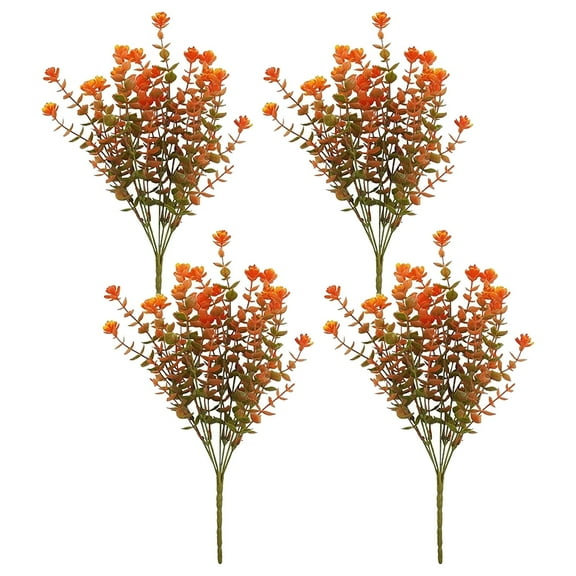 BNNG 2/4/6pcs Artificial Fall Flowers for Outdoors, Plants and Daisy for Outside Home Front Porch Window Box Yard Autumn Decoration, Artificial Fall Flowers Outdoor Decoration False Chrysanthemums