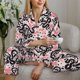 thumbnail image 4 of Balery Black Snake Conjunto de Pijama con Estampado para Mujer, Conjunto de Dos Piezas con Manga Larga, Ropa de Dormir Suave con Bolsillos, Pijamas Cómodos-Medium, 4 of 5