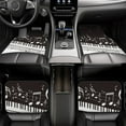 thumbnail image 7 of Zufioo Piano Keys With Musical Notes Print Car Floor Mats Four-piece Set, Car Interior Accessories - Corrosion-resistant, Non-Slip, Suitable for Cars, Trucks, Vans, 7 of 7